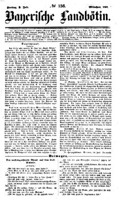 Bayerische Landbötin Freitag 3. Juli 1857