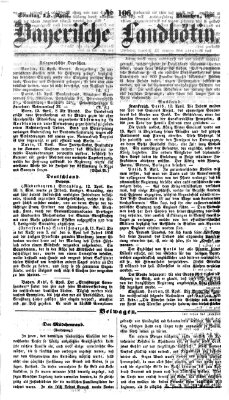 Bayerische Landbötin Sonntag 15. April 1860