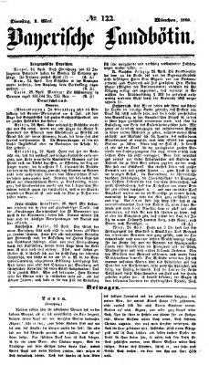 Bayerische Landbötin Dienstag 1. Mai 1860