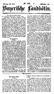 Bayerische Landbötin Montag 28. Mai 1860