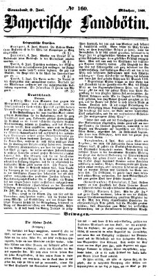 Bayerische Landbötin Samstag 9. Juni 1860