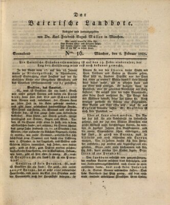 Der Bayerische Landbote Samstag 5. Februar 1825