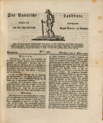 Der Bayerische Landbote Samstag 5. März 1825