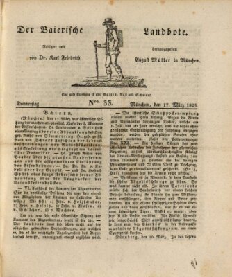 Der Bayerische Landbote Donnerstag 17. März 1825