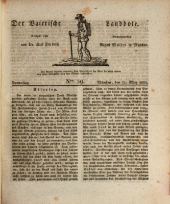 Der Bayerische Landbote Donnerstag 31. März 1825