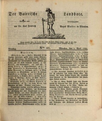 Der Bayerische Landbote Dienstag 5. April 1825