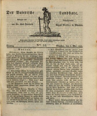 Der Bayerische Landbote Dienstag 3. Mai 1825