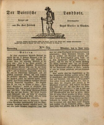 Der Bayerische Landbote Donnerstag 9. Juni 1825