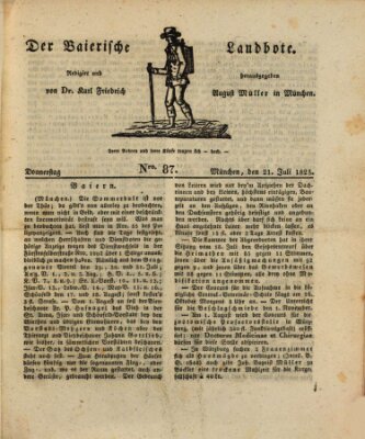 Der Bayerische Landbote Donnerstag 21. Juli 1825