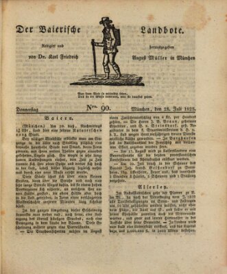 Der Bayerische Landbote Donnerstag 28. Juli 1825