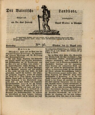 Der Bayerische Landbote Donnerstag 11. August 1825