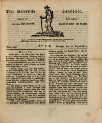 Der Bayerische Landbote Donnerstag 25. August 1825