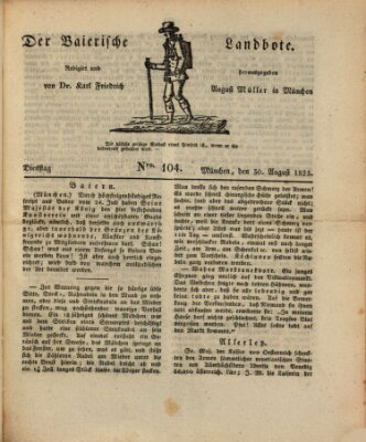 Der Bayerische Landbote Dienstag 30. August 1825