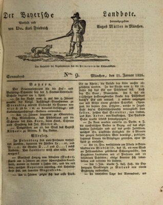 Der Bayerische Landbote Samstag 21. Januar 1826