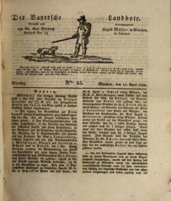 Der Bayerische Landbote Dienstag 11. April 1826