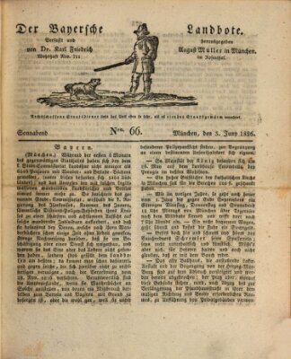 Der Bayerische Landbote Samstag 3. Juni 1826