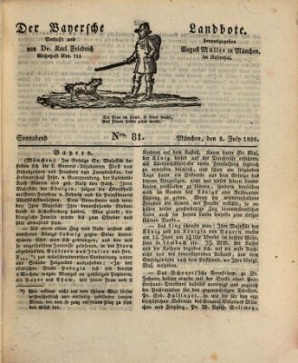 Der Bayerische Landbote Samstag 8. Juli 1826