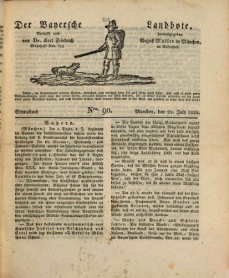 Der Bayerische Landbote Samstag 29. Juli 1826