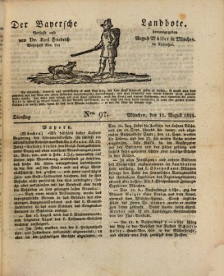 Der Bayerische Landbote Dienstag 15. August 1826