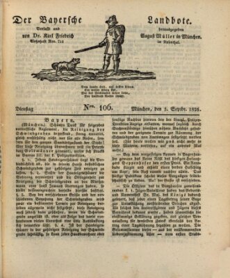 Der Bayerische Landbote Dienstag 5. September 1826