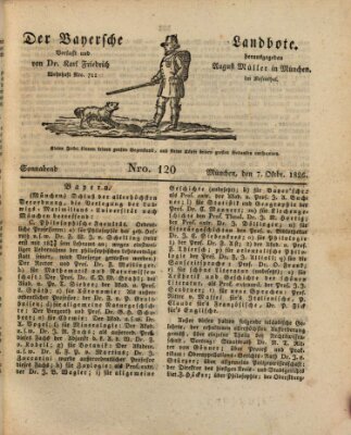 Der Bayerische Landbote Samstag 7. Oktober 1826