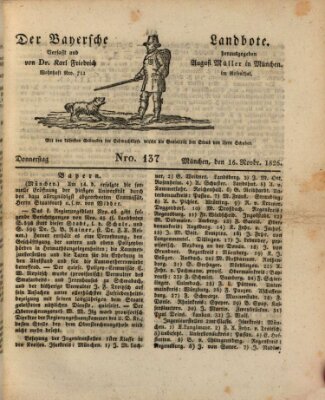 Der Bayerische Landbote Donnerstag 16. November 1826