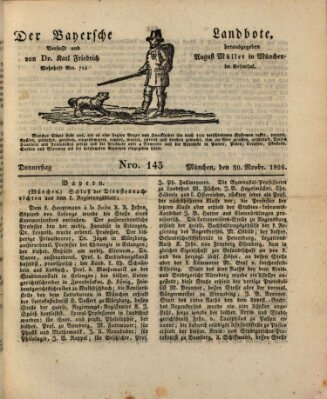 Der Bayerische Landbote Donnerstag 30. November 1826