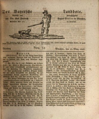 Der Bayerische Landbote Dienstag 13. März 1827