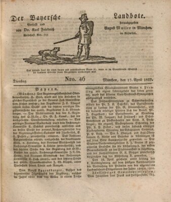 Der Bayerische Landbote Dienstag 17. April 1827