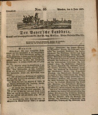 Der Bayerische Landbote Samstag 2. Juni 1827