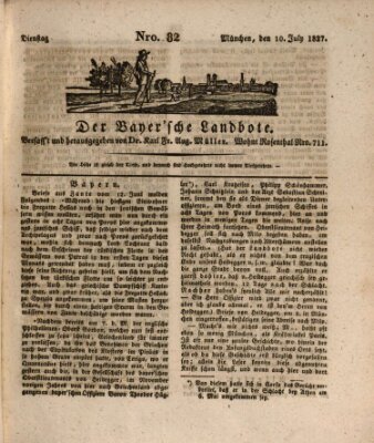 Der Bayerische Landbote Dienstag 10. Juli 1827