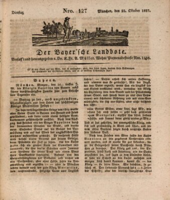 Der Bayerische Landbote Dienstag 23. Oktober 1827