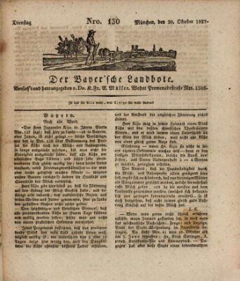 Der Bayerische Landbote Dienstag 30. Oktober 1827