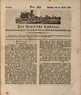 Der Bayerische Landbote Dienstag 18. Dezember 1827