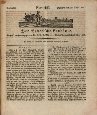 Der Bayerische Landbote Donnerstag 20. Dezember 1827