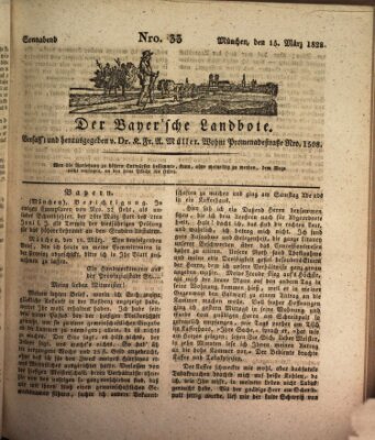 Der Bayerische Landbote Samstag 15. März 1828