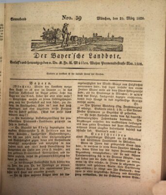 Der Bayerische Landbote Samstag 29. März 1828