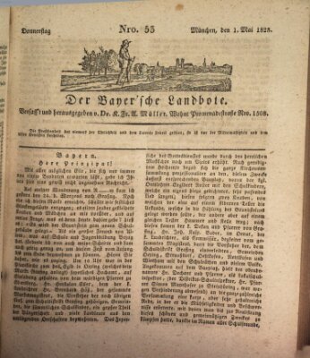 Der Bayerische Landbote Donnerstag 1. Mai 1828