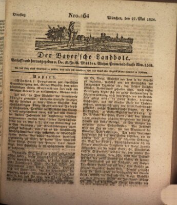 Der Bayerische Landbote Dienstag 27. Mai 1828