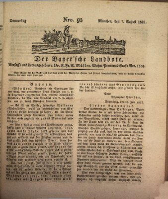 Der Bayerische Landbote Donnerstag 7. August 1828