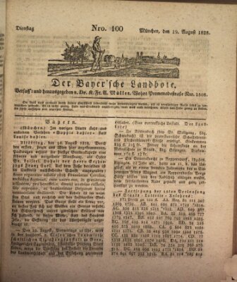 Der Bayerische Landbote Dienstag 19. August 1828