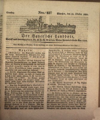 Der Bayerische Landbote Dienstag 21. Oktober 1828