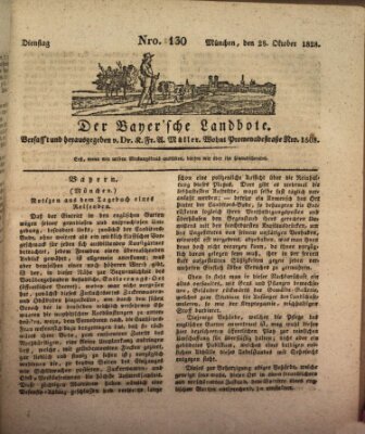 Der Bayerische Landbote Dienstag 28. Oktober 1828