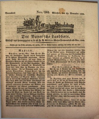 Der Bayerische Landbote Samstag 29. November 1828