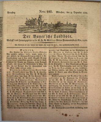 Der Bayerische Landbote Dienstag 9. Dezember 1828