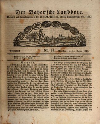 Der Bayerische Landbote Samstag 31. Januar 1829