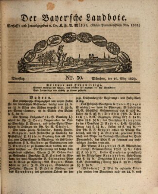 Der Bayerische Landbote Dienstag 10. März 1829