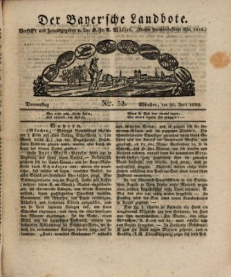 Der Bayerische Landbote Donnerstag 30. April 1829