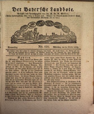 Der Bayerische Landbote Donnerstag 8. Oktober 1829