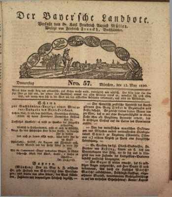 Der Bayerische Landbote Donnerstag 13. Mai 1830